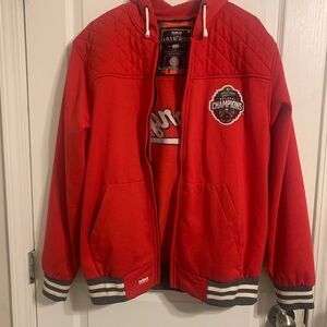 Red Franchise Hoodie Jacket